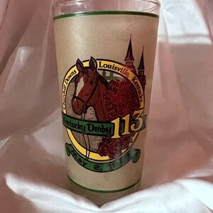 1987 or 1988 Kentucky Derby Glass Run for the Roses Mint Julep Souvenir-sold